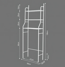 Organizador de Baño 3 Niveles sobre el Inodoro – Sin Taladro y Fácil Instalación